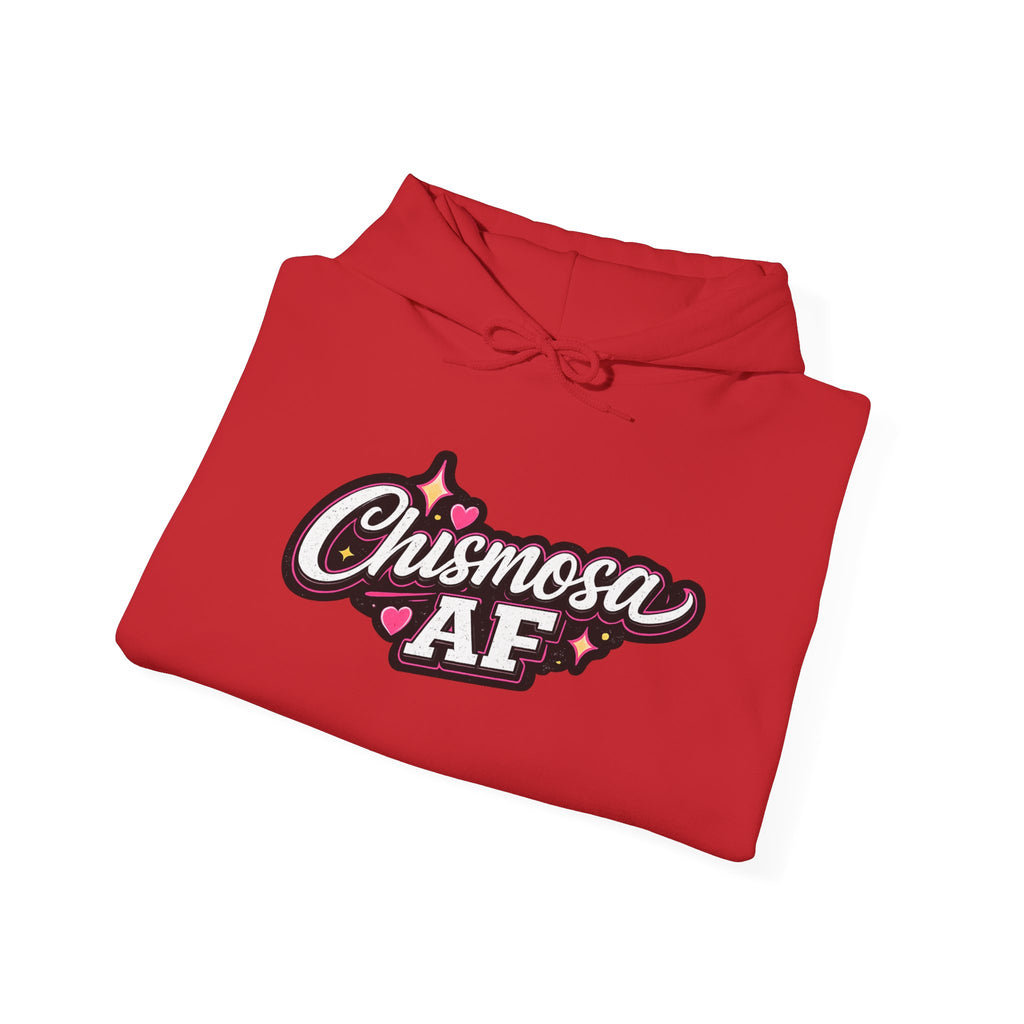 Chismosa AF Hoodie – Cute Pink Script Gossip Lover Hoodie