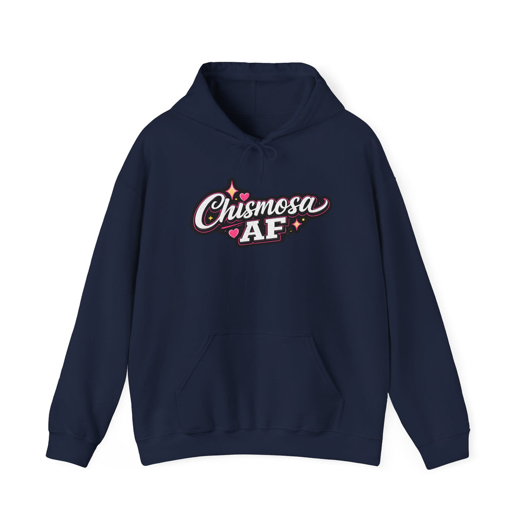 Chismosa AF Hoodie – Cute Pink Script Gossip Lover Hoodie