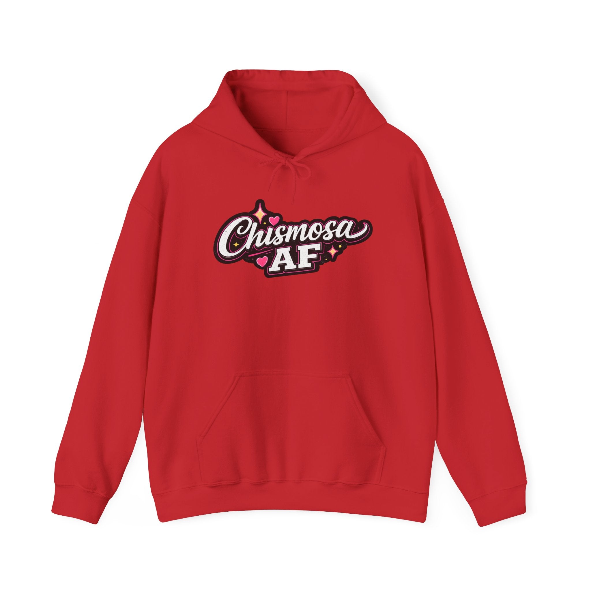 Chismosa AF Hoodie – Cute Pink Script Gossip Lover Hoodie