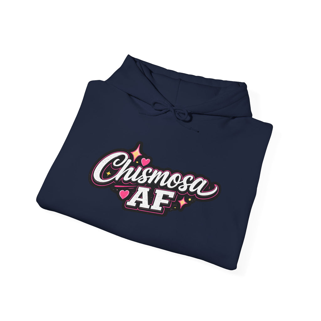 Chismosa AF Hoodie – Cute Pink Script Gossip Lover Hoodie