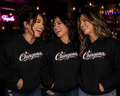 Chingona Hoodie — Retro Sparkle Latina Pride
